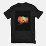 Binary Sunset-Mens-Basic-Tee-LILIVIA