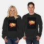 Binary Sunset-Unisex-Crew Neck-Sweatshirt-LILIVIA