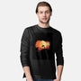 Binary Sunset-Mens-Long Sleeved-Tee-LILIVIA