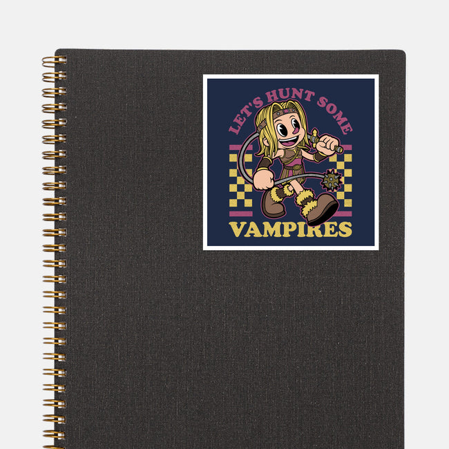 Game Mascot Vampire Hunter-None-Glossy-Sticker-Studio Mootant