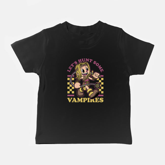 Game Mascot Vampire Hunter-Baby-Basic-Tee-Studio Mootant