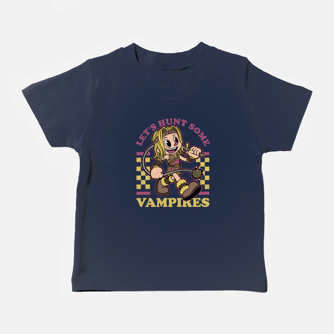 Game Mascot Vampire Hunter-Baby-Basic-Tee-Studio Mootant