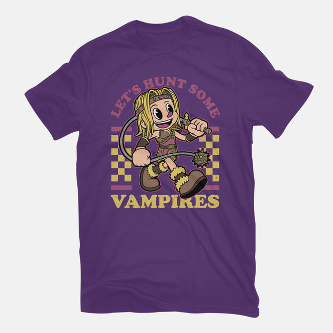 Game Mascot Vampire Hunter-Womens-Fitted-Tee-Studio Mootant