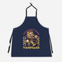 Game Mascot Vampire Hunter-Unisex-Kitchen-Apron-Studio Mootant