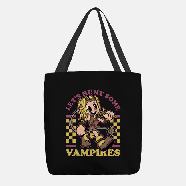 Game Mascot Vampire Hunter-None-Basic Tote-Bag-Studio Mootant