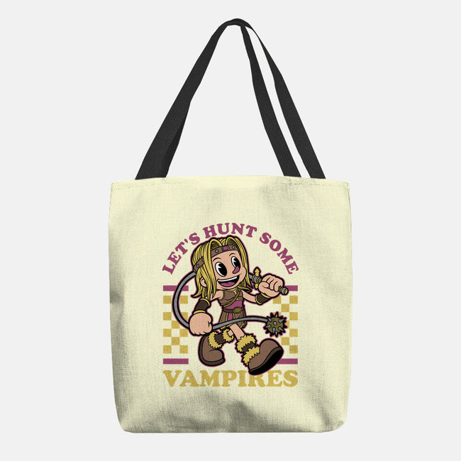 Game Mascot Vampire Hunter-None-Basic Tote-Bag-Studio Mootant