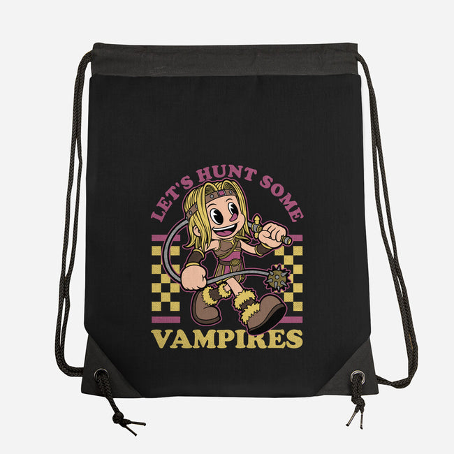 Game Mascot Vampire Hunter-None-Drawstring-Bag-Studio Mootant