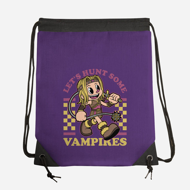 Game Mascot Vampire Hunter-None-Drawstring-Bag-Studio Mootant