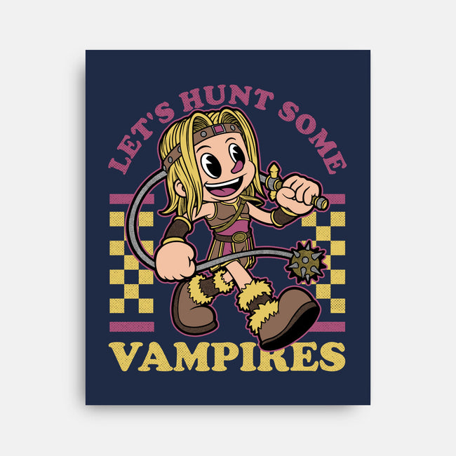 Game Mascot Vampire Hunter-None-Stretched-Canvas-Studio Mootant