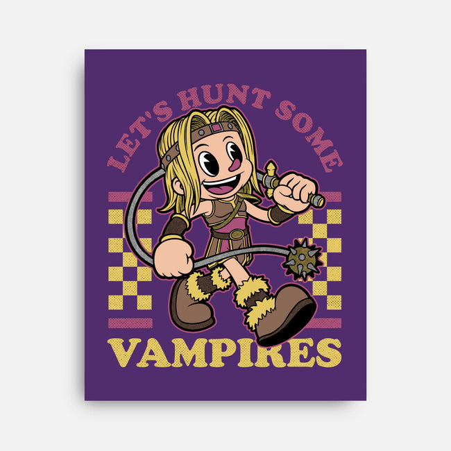 Game Mascot Vampire Hunter-None-Stretched-Canvas-Studio Mootant