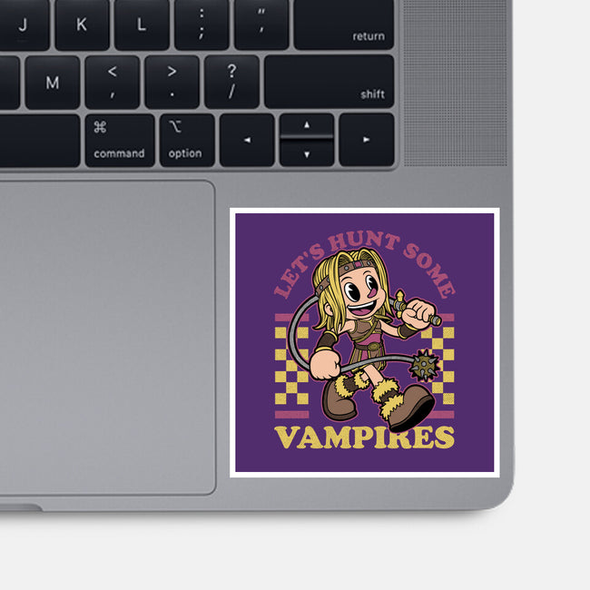Game Mascot Vampire Hunter-None-Glossy-Sticker-Studio Mootant