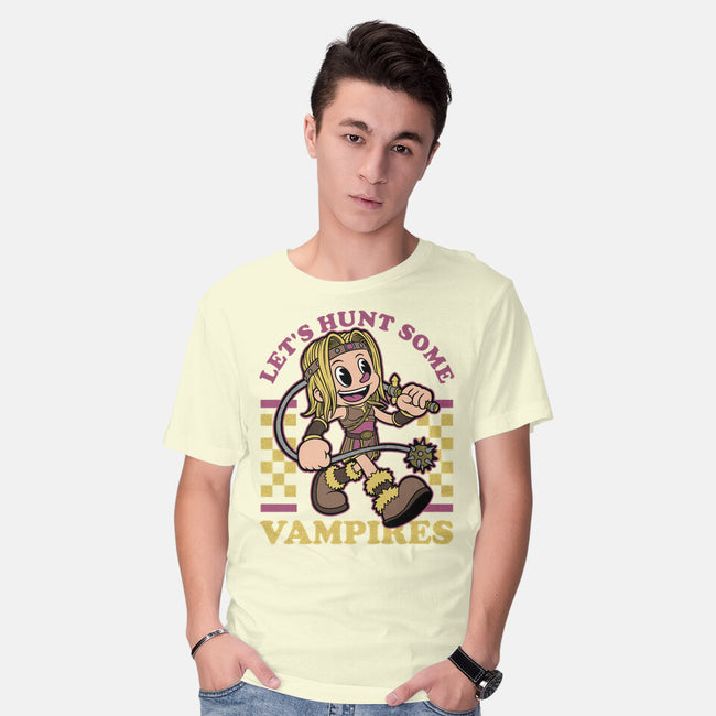 Game Mascot Vampire Hunter-Mens-Basic-Tee-Studio Mootant