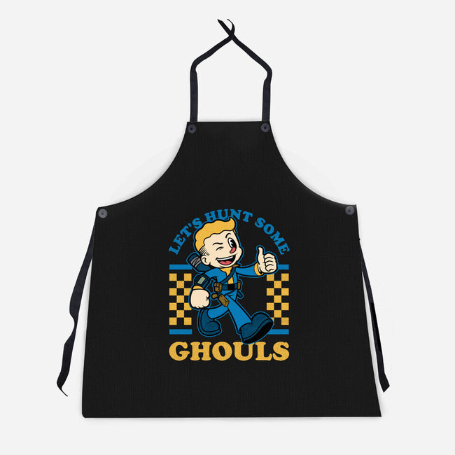 Game Mascot Tech Boy-Unisex-Kitchen-Apron-Studio Mootant