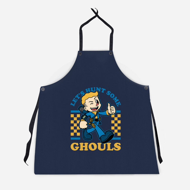 Game Mascot Tech Boy-Unisex-Kitchen-Apron-Studio Mootant