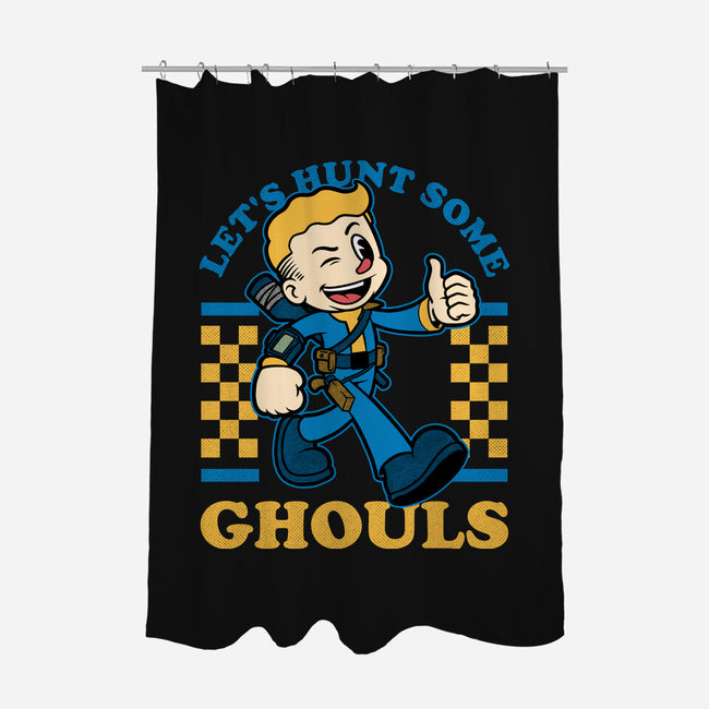 Game Mascot Tech Boy-None-Polyester-Shower Curtain-Studio Mootant