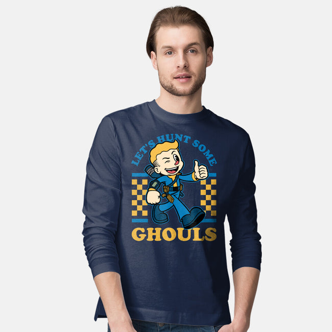Game Mascot Tech Boy-Mens-Long Sleeved-Tee-Studio Mootant