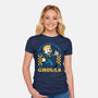 Game Mascot Tech Boy-Womens-Fitted-Tee-Studio Mootant