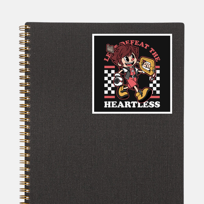 Game Mascot Hearts Key-None-Glossy-Sticker-Studio Mootant