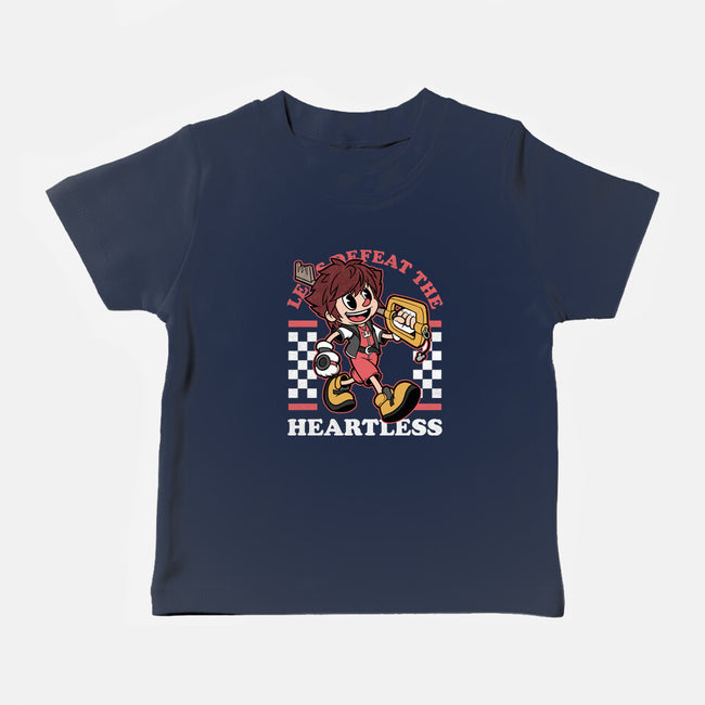 Game Mascot Hearts Key-Baby-Basic-Tee-Studio Mootant