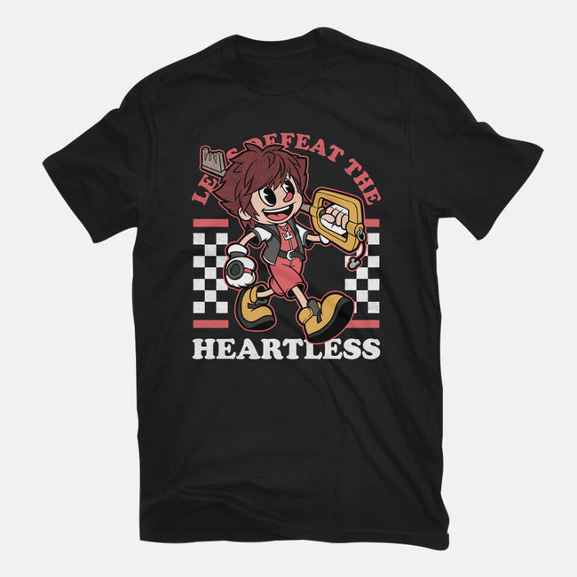 Game Mascot Hearts Key-Mens-Heavyweight-Tee-Studio Mootant