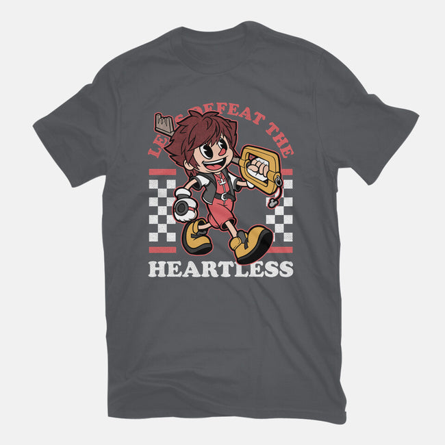 Game Mascot Hearts Key-Mens-Heavyweight-Tee-Studio Mootant