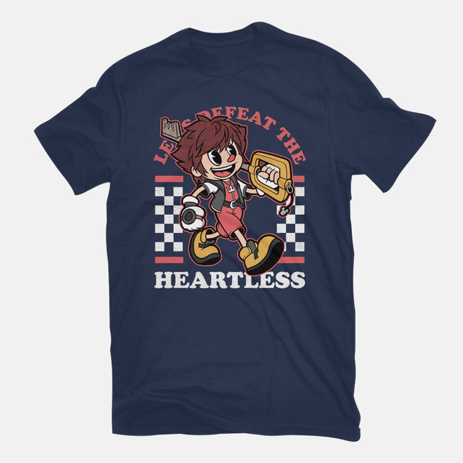 Game Mascot Hearts Key-Womens-Fitted-Tee-Studio Mootant