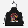Game Mascot Hearts Key-Unisex-Kitchen-Apron-Studio Mootant