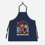 Game Mascot Hearts Key-Unisex-Kitchen-Apron-Studio Mootant