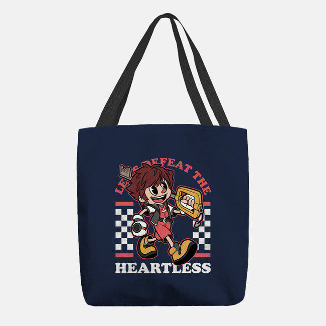 Game Mascot Hearts Key-None-Basic Tote-Bag-Studio Mootant