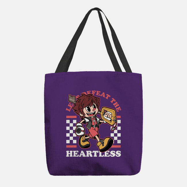 Game Mascot Hearts Key-None-Basic Tote-Bag-Studio Mootant