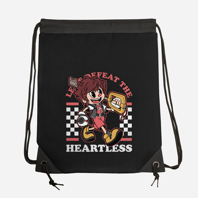 Game Mascot Hearts Key-None-Drawstring-Bag-Studio Mootant