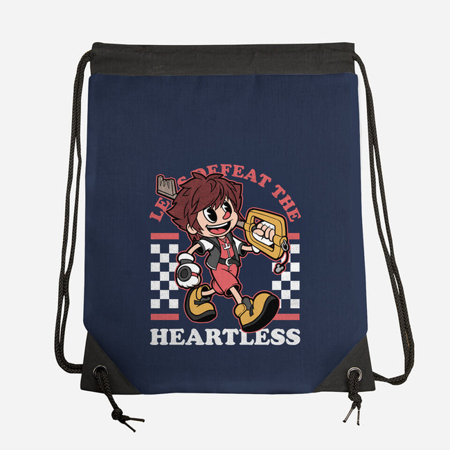 Game Mascot Hearts Key-None-Drawstring-Bag-Studio Mootant