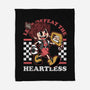 Game Mascot Hearts Key-None-Fleece-Blanket-Studio Mootant