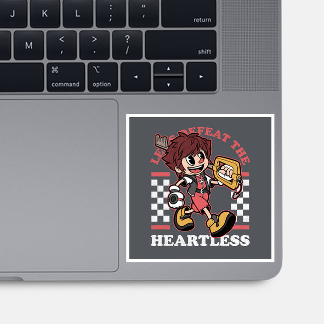 Game Mascot Hearts Key-None-Glossy-Sticker-Studio Mootant