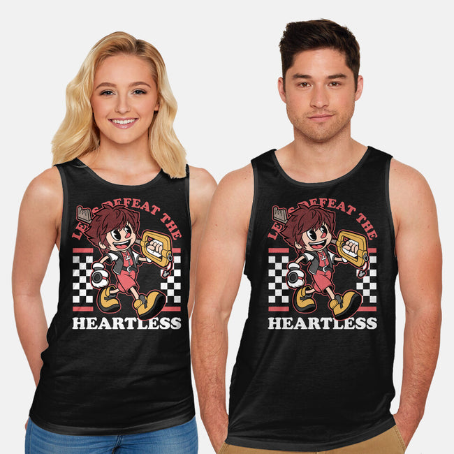 Game Mascot Hearts Key-Unisex-Basic-Tank-Studio Mootant