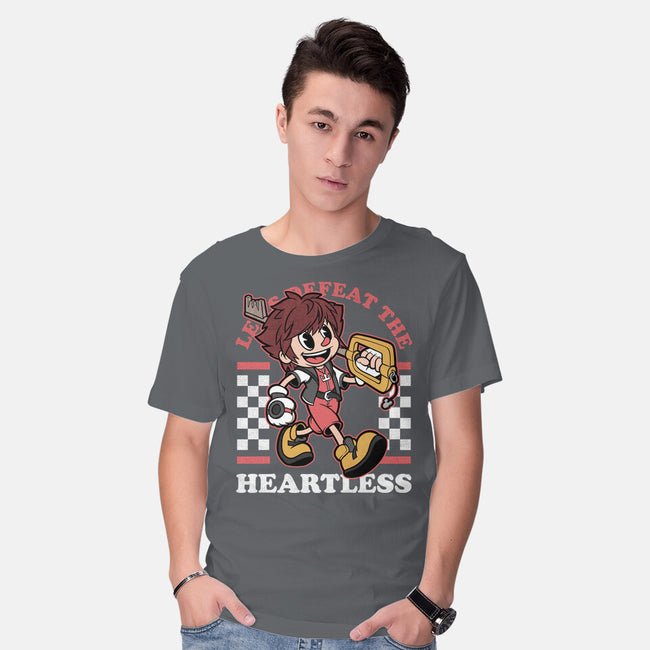 Game Mascot Hearts Key-Mens-Basic-Tee-Studio Mootant
