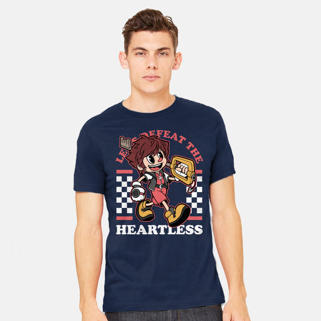 Game Mascot Hearts Key-Mens-Heavyweight-Tee-Studio Mootant