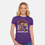 Game Mascot Hearts Key-Womens-Fitted-Tee-Studio Mootant