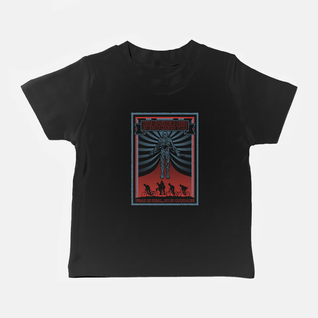 The Upside Down Is Watching You-Baby-Basic-Tee-NMdesign