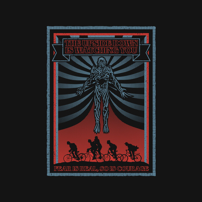The Upside Down Is Watching You-Unisex-Baseball-Tee-NMdesign