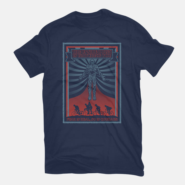 The Upside Down Is Watching You-Mens-Heavyweight-Tee-NMdesign