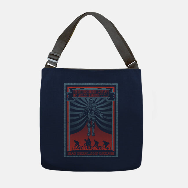The Upside Down Is Watching You-None-Adjustable Tote-Bag-NMdesign