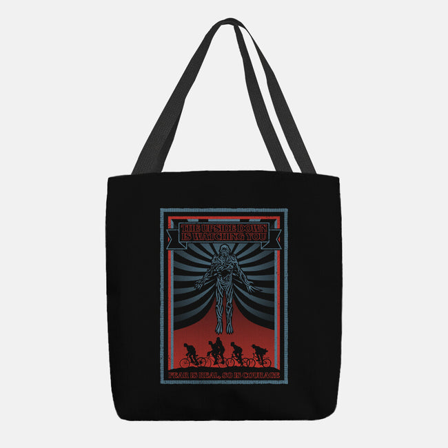 The Upside Down Is Watching You-None-Basic Tote-Bag-NMdesign