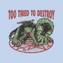 Too Tired To Destroy-Mens-Long Sleeved-Tee-glitchygorilla