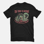 Too Tired To Destroy-Womens-Fitted-Tee-glitchygorilla