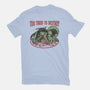 Too Tired To Destroy-Womens-Fitted-Tee-glitchygorilla