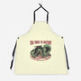 Too Tired To Destroy-Unisex-Kitchen-Apron-glitchygorilla