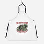 Too Tired To Destroy-Unisex-Kitchen-Apron-glitchygorilla