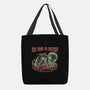 Too Tired To Destroy-None-Basic Tote-Bag-glitchygorilla