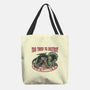 Too Tired To Destroy-None-Basic Tote-Bag-glitchygorilla